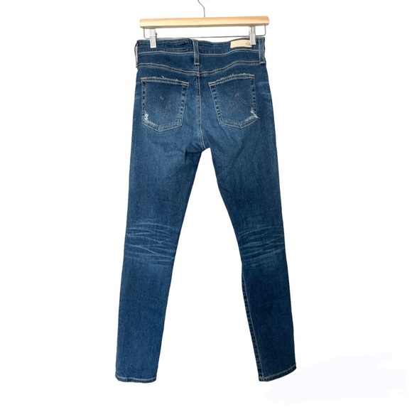 Adriano Goldschmied The Farrah Skinny Ankle High-Rise Ag-ed Denim Jeans Sz 28R - Picture 7 of 11